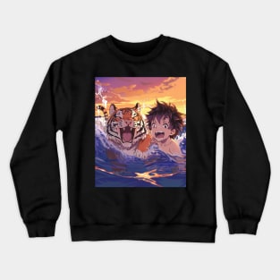 A Boy, His Tiger, and Their World Crewneck Sweatshirt